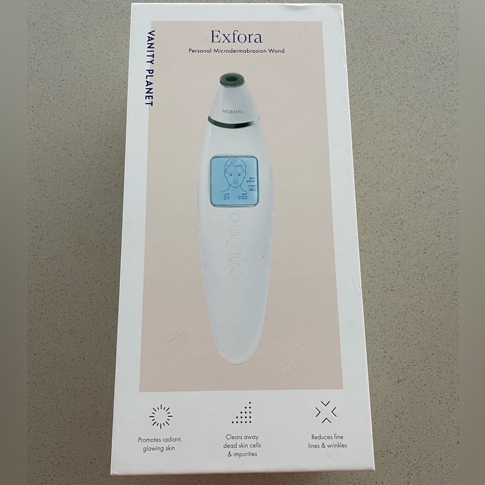 BRAND NEW UNOPENED Vanity Planet Exfora Microdermabrasion Wand